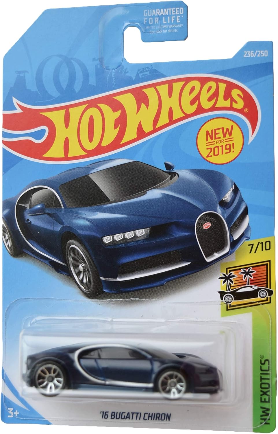 Blue Hot Wheels Bugatti Chiron S718400