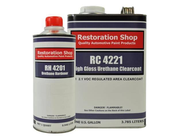 Sunset Orange Low VOC Urethane Car Paint Medium Gallon Kit X670