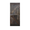 38 in. x 84 in. Knotty Pine Solid Wood Interior Barn Door Slab X22548