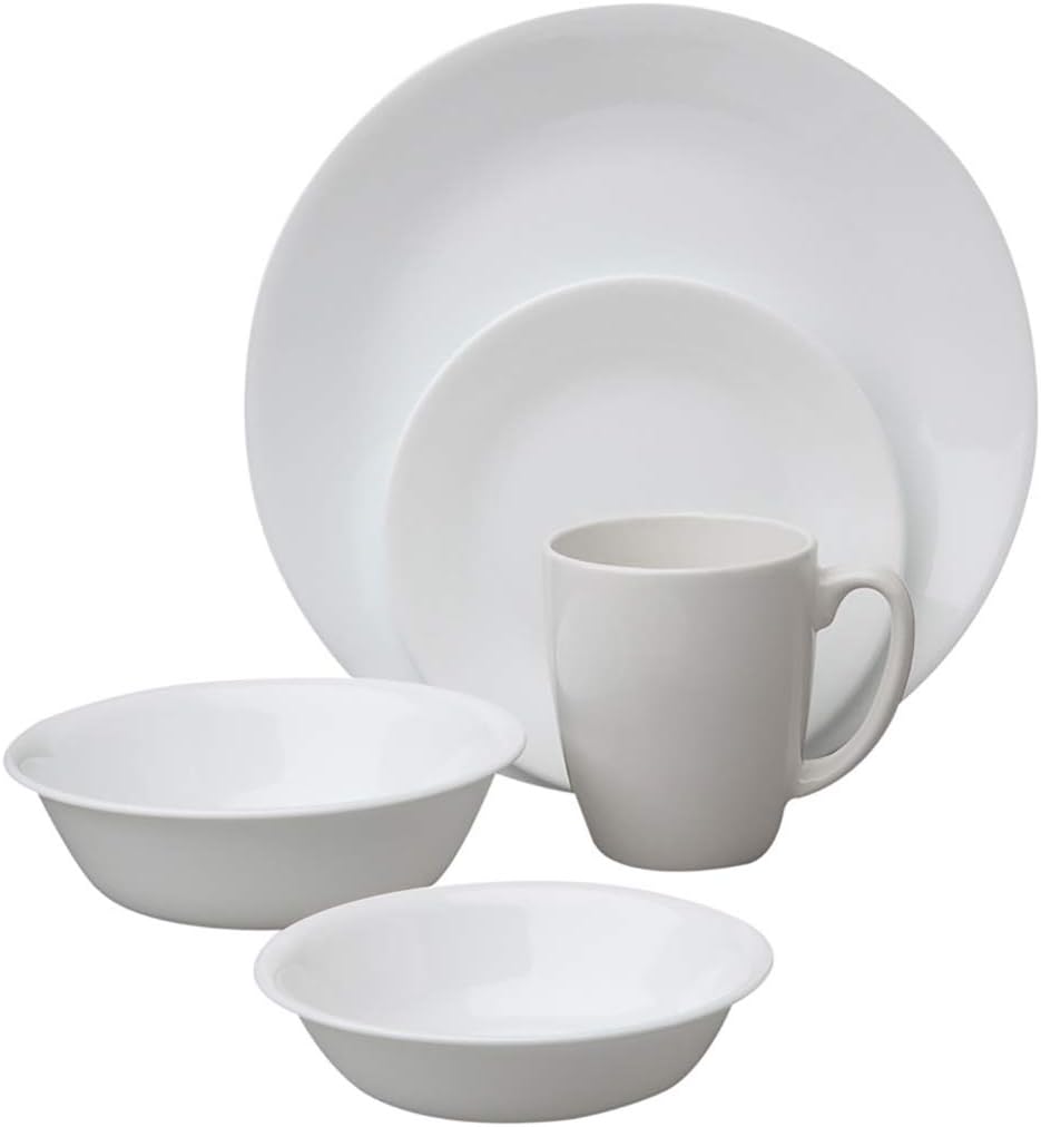 30-Piece White Dinnerware Set J8462