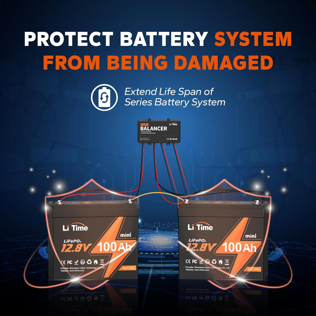 48V Battery Equalizer Active Balancer for LiFePO4 Lithium Battery L656