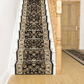 Persian Black Stair Carpet Runner P427692