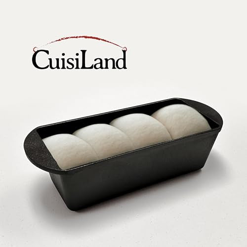 Rectangular Cast Iron Bread Loaf Pan with Lid Z547