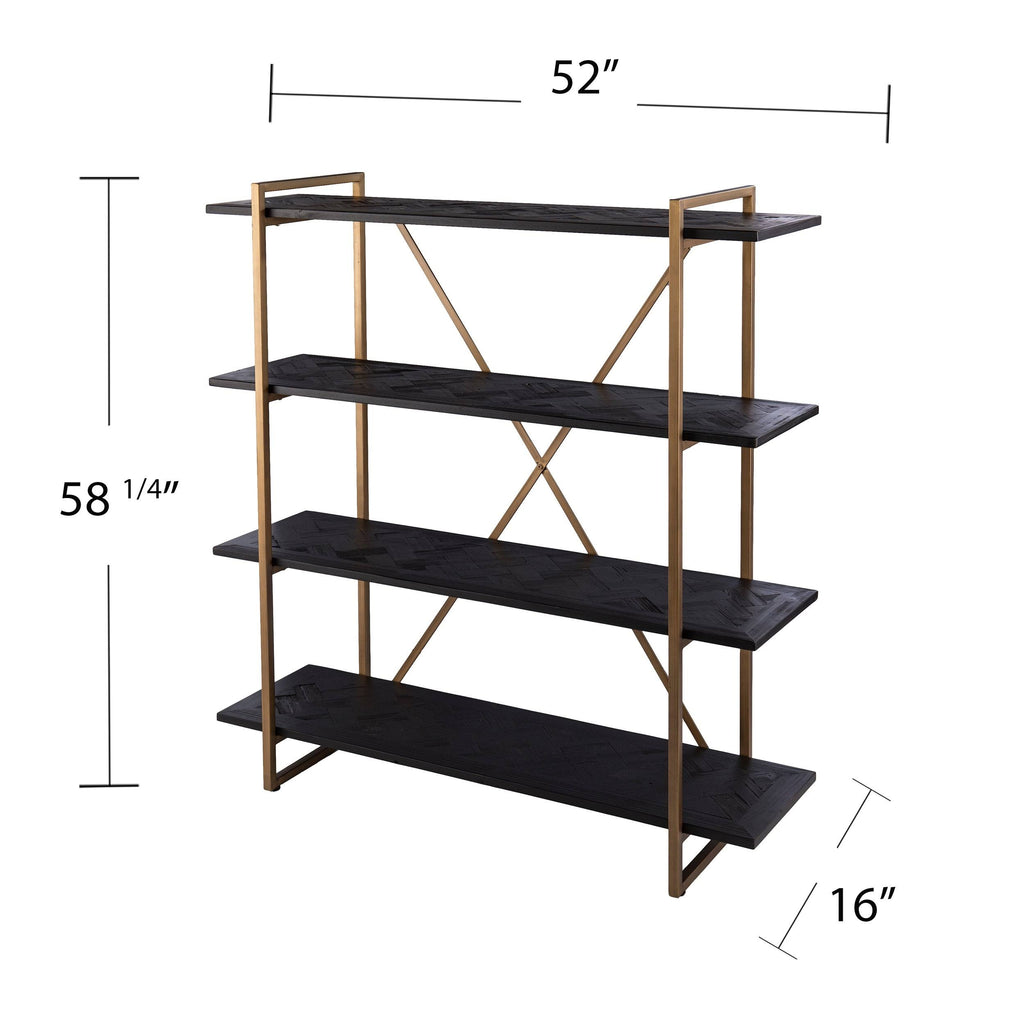 Black Wood Bookshelf K911538