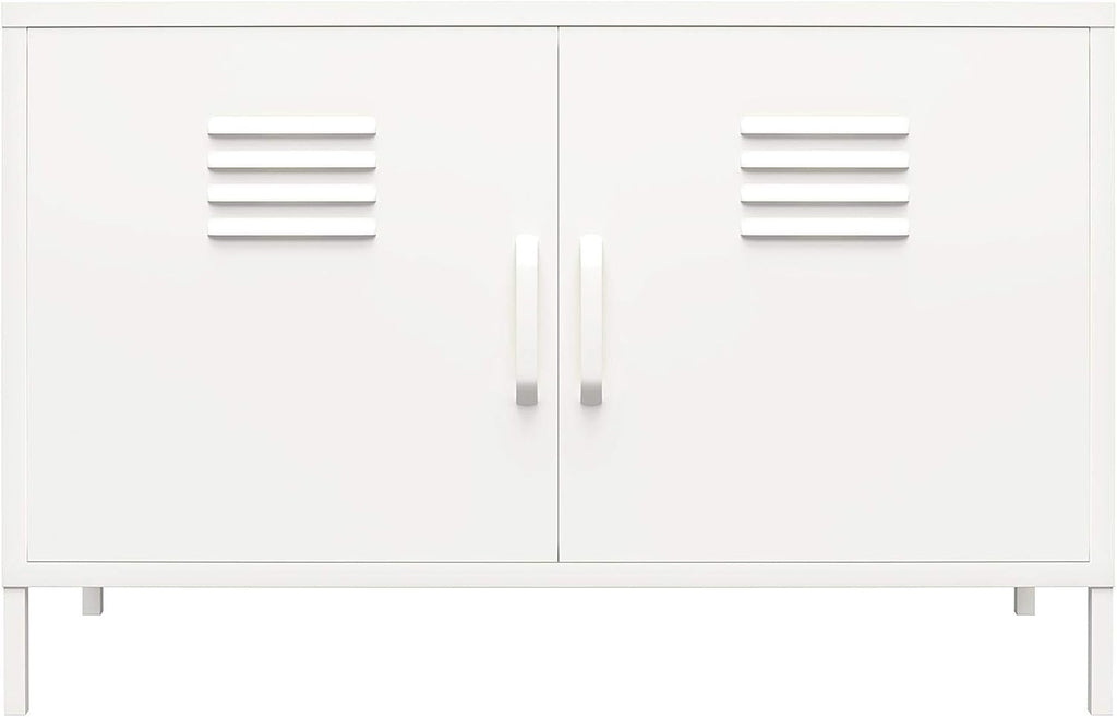 2 Door Metal Accent Cabinet J66618