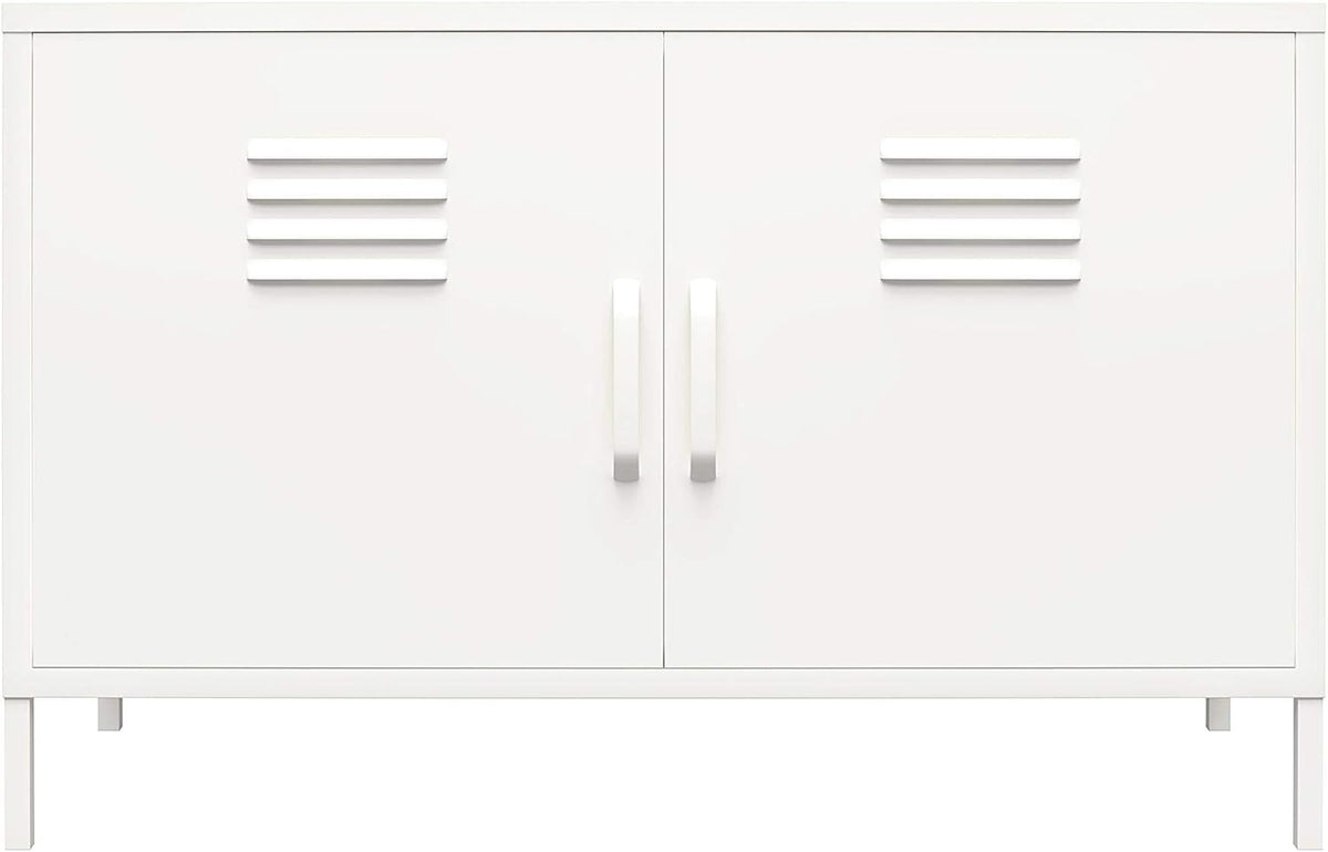 2 Door Metal Accent Cabinet J66618