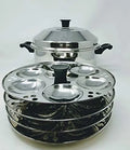Stainless Steel Idli Cooker with 4-Rack Idly Stand T7023