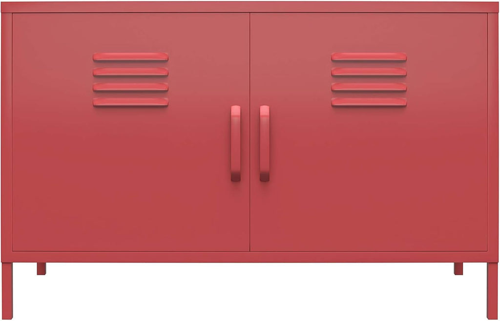 2 Door Metal Accent Cabinet J66618
