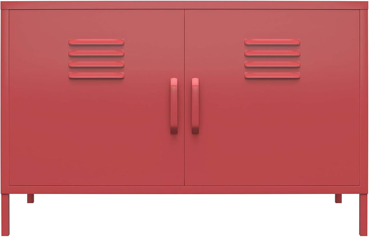 2 Door Metal Accent Cabinet J66618