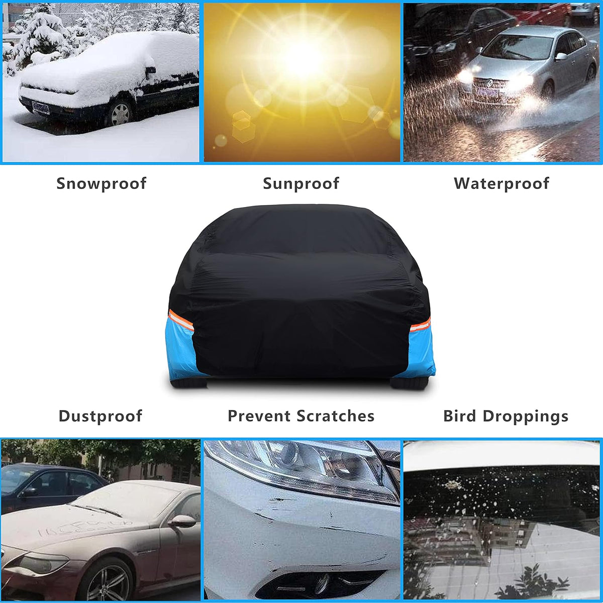 Waterproof All Weather Full Car Cover N597