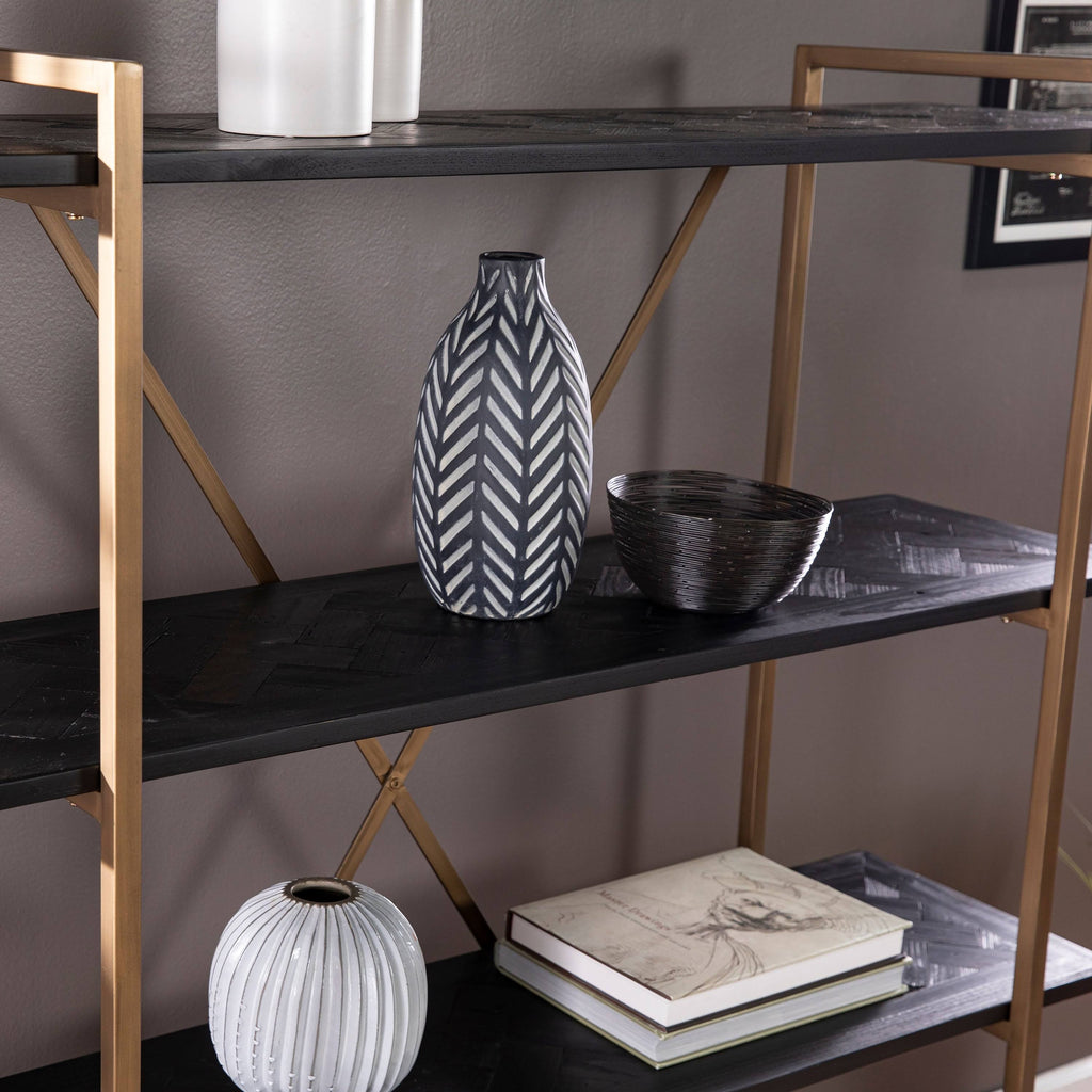 Black Wood Bookshelf K911538