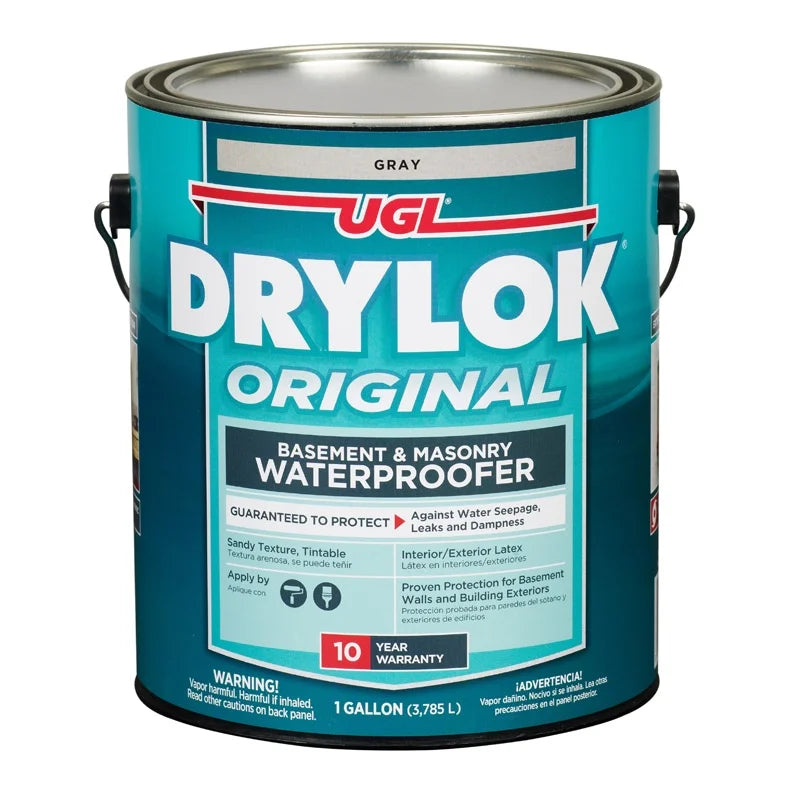 Masonry Waterproofing Paint, Latex Gray, 1-Gal. R543