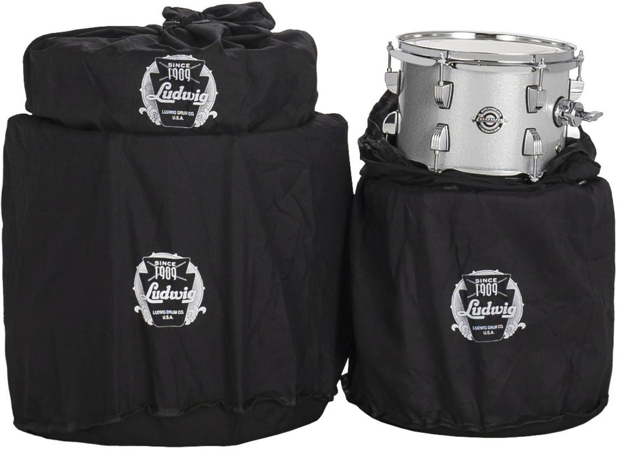 4-Piece Drum Set Shell Pack, Silver Sparkle C230