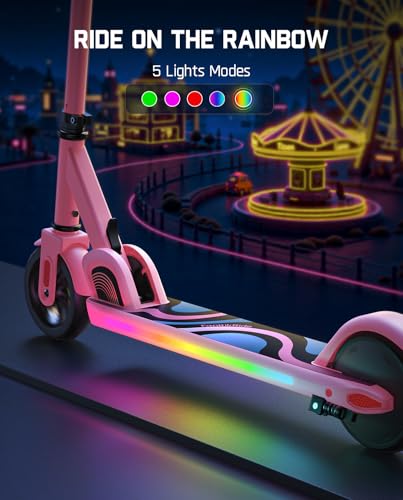 Electric Scooter, Adjustable Handlebar Height, 5 Miles Range, 3 Speed Mode M438180