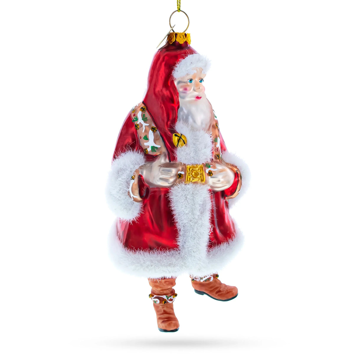 Festive Blown Glass Christmas Ornament Z752