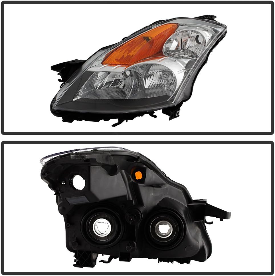 Chrome Housing Headlights Headlamps Replacement Driver+Passenger Side H775