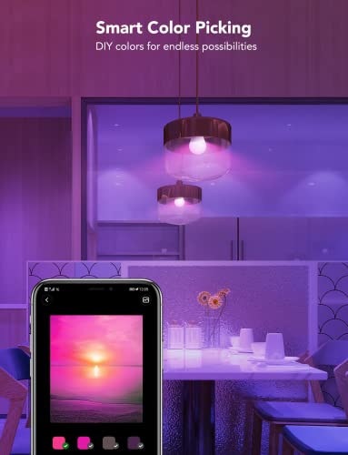 2 Pack WiFi Bluetooth Color Changing Light Bulbs B696470