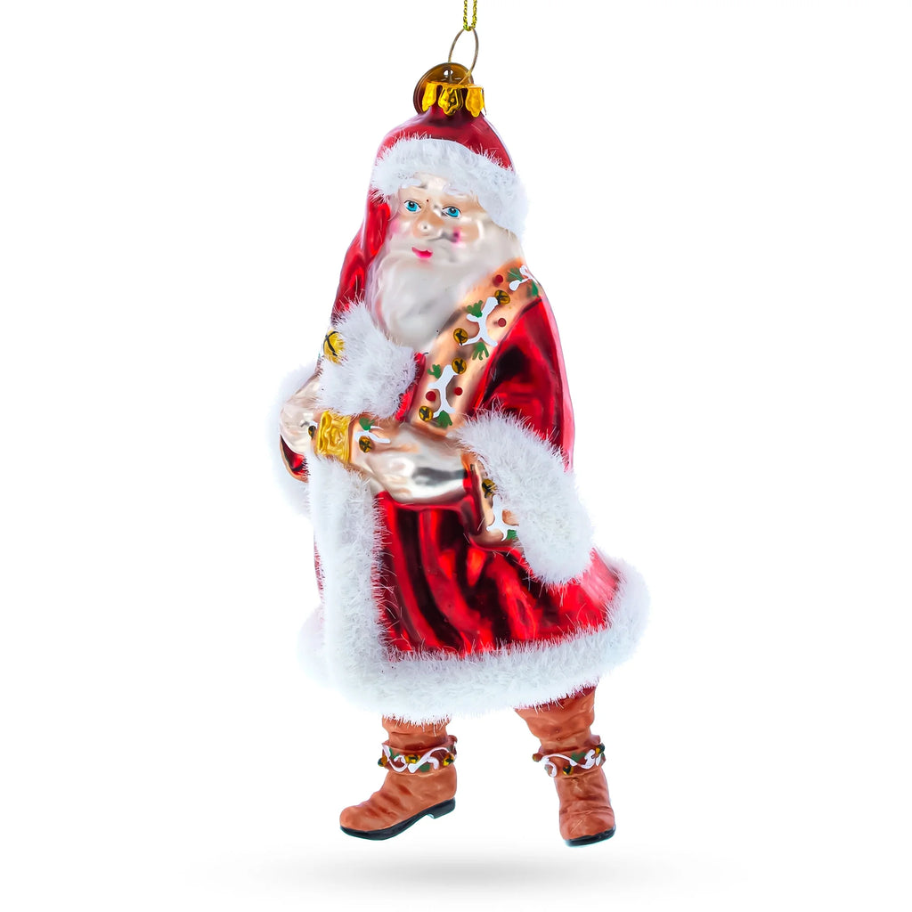 Festive Blown Glass Christmas Ornament Z752