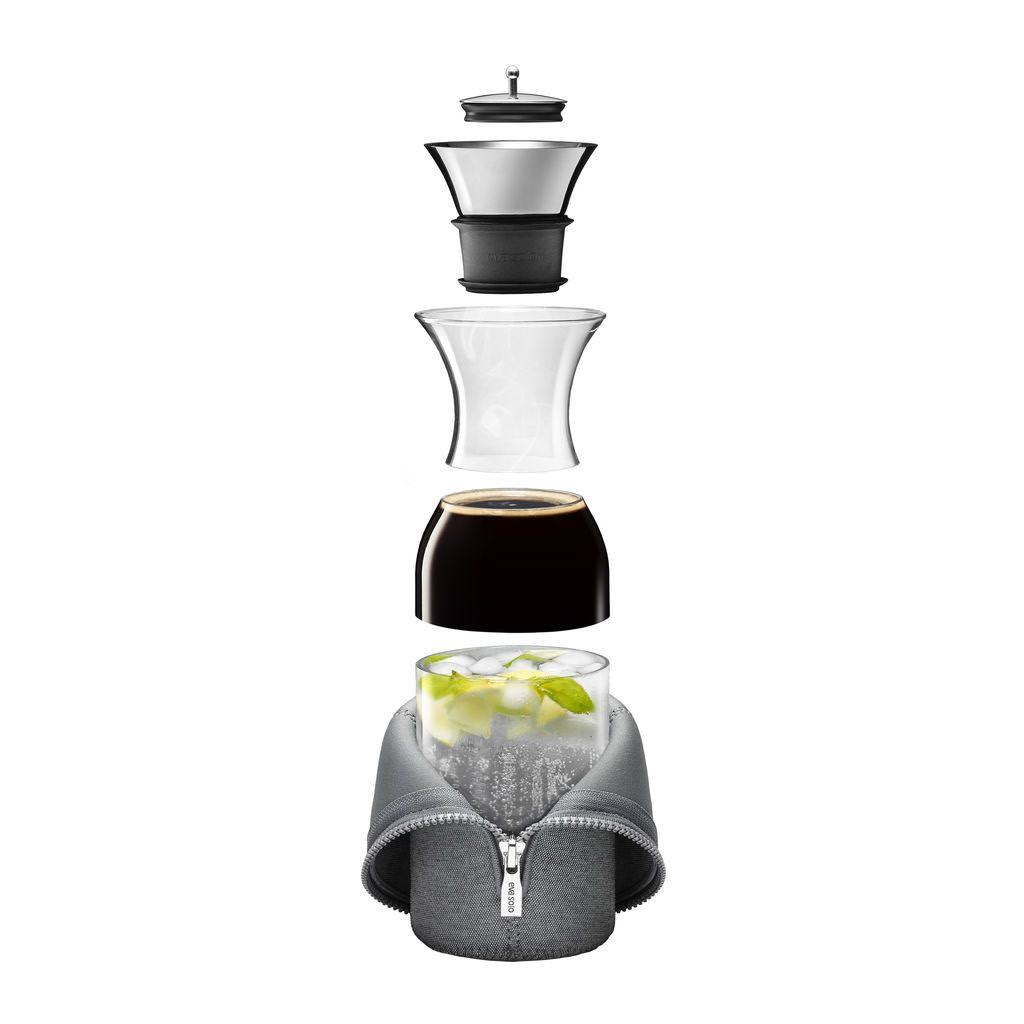 Fridge Carafe with Woven Cover Q121711