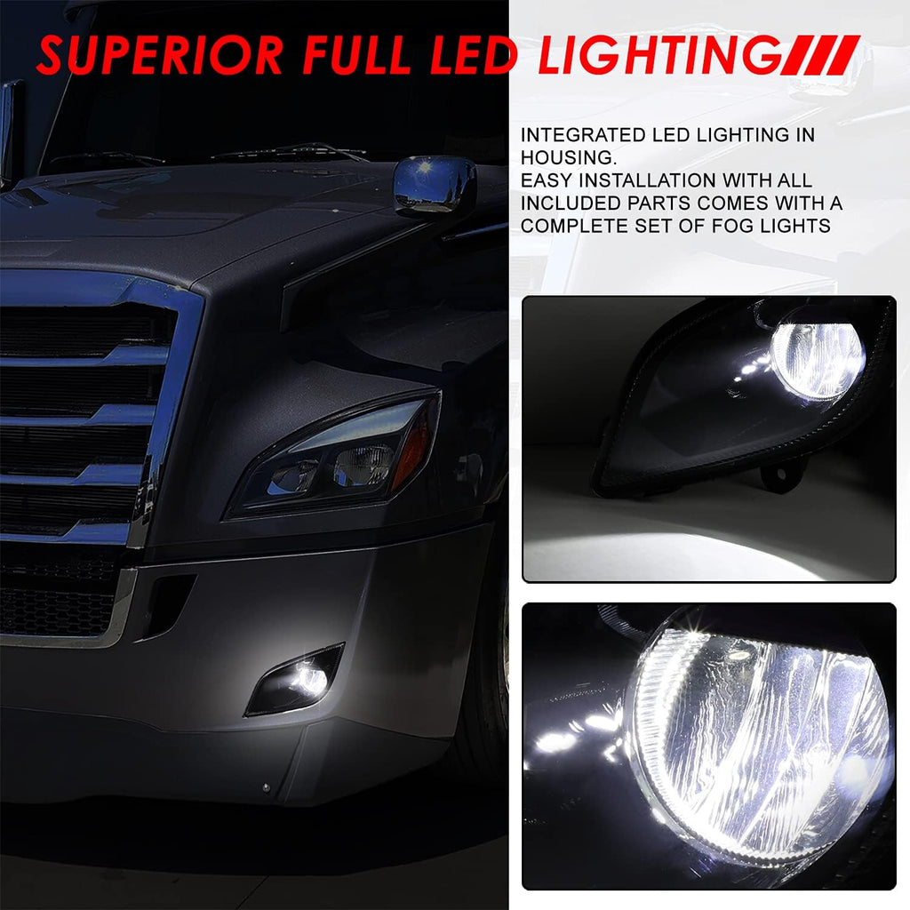 High Power LED Fog Light Lamps Black Housing M980940