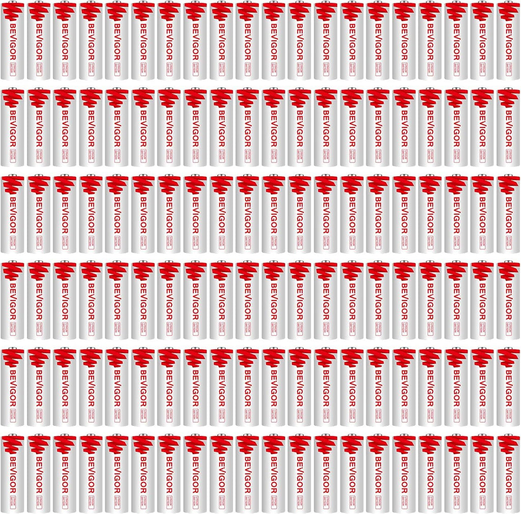 Lithium AA Batteries 120 Pack 1.5V 3000mAh M198146