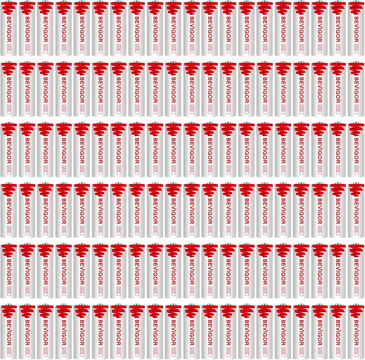 Lithium AA Batteries 120 Pack 1.5V 3000mAh M198146