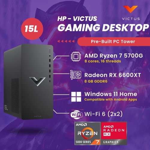 32 GB RAM 2 TB PCIe SSD Radeon RX 6600XT Gaming Desktop W88714