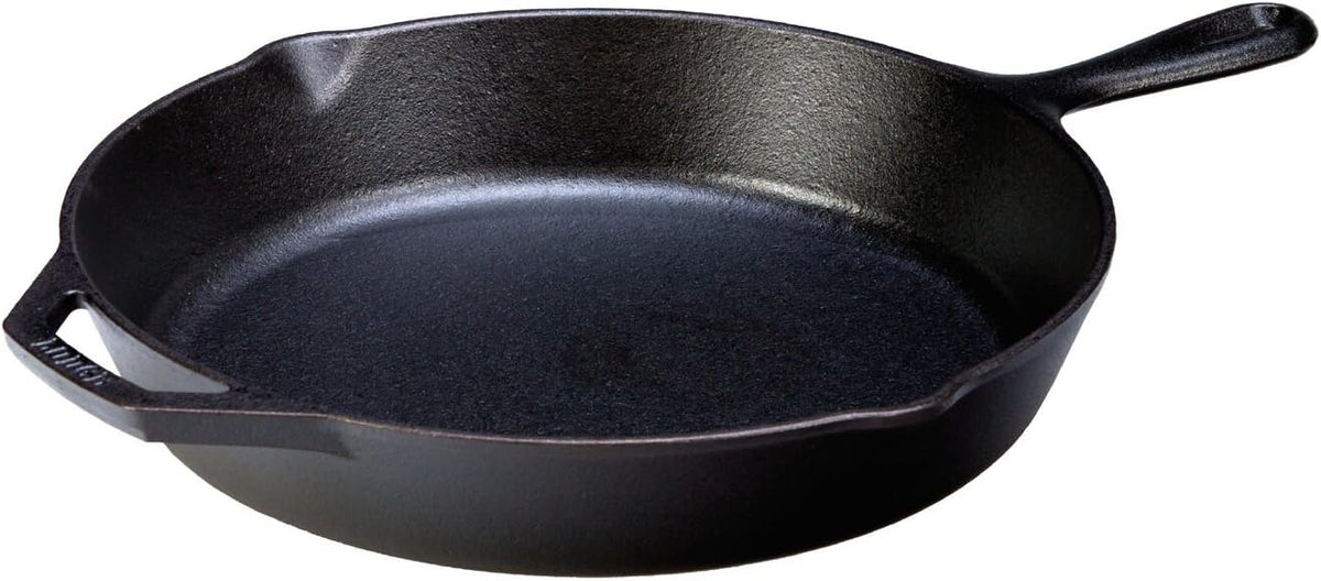10.25 inches Seasoned Cast Iron Skillet with Silicone Hot Handle Holder W34535