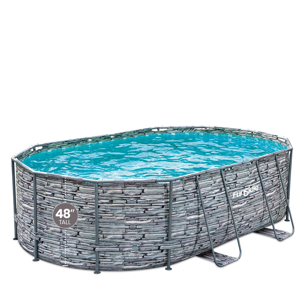 16 ft Oval Above Ground Frame Swimming Pool F2662