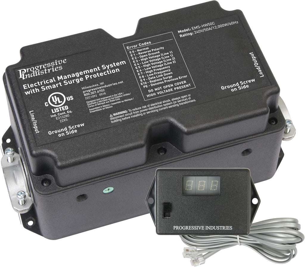 30 Amp Hardwired RV Surge Protector with Remote Display X8698