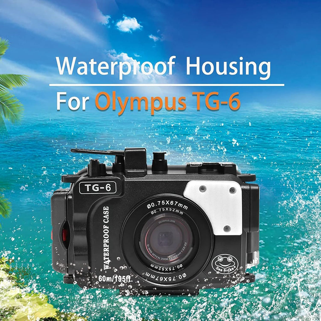 60m Underwater Camera Housing Diving Case W596864