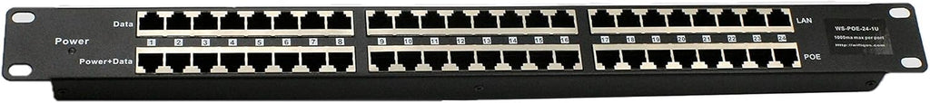 24 Port Passive PoE Injector with 48V 120W Power Supply F878