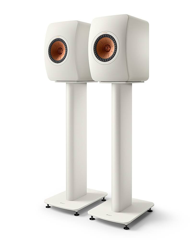 White Floor Stand Pair Y78742