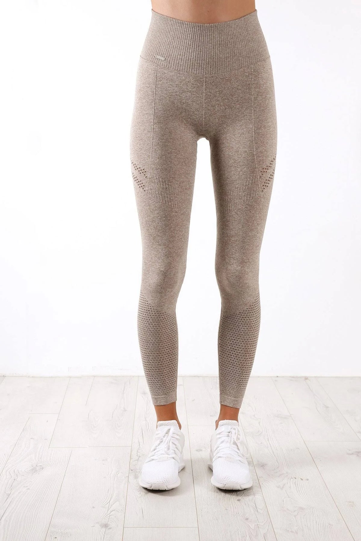 Beige Seamless Tights C9236