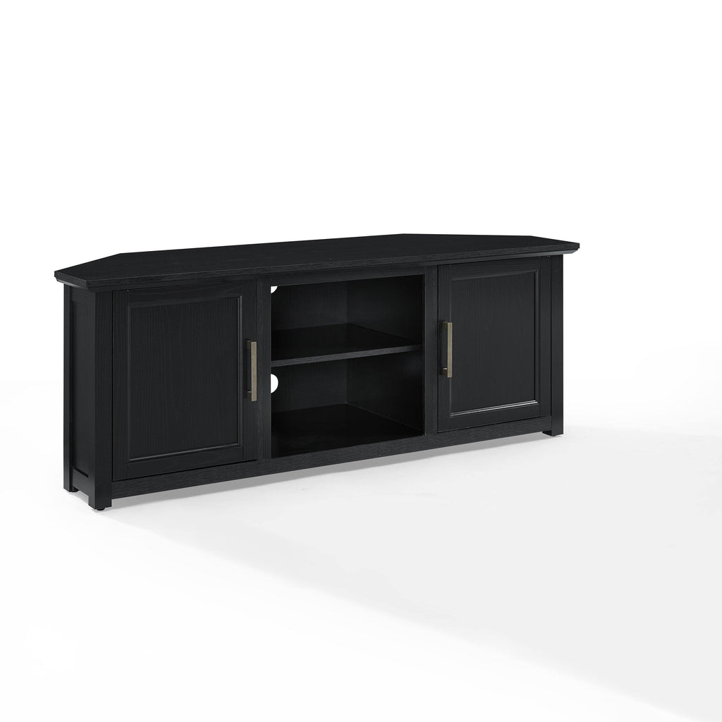 Corner TV Stand Frosted Oak B9316
