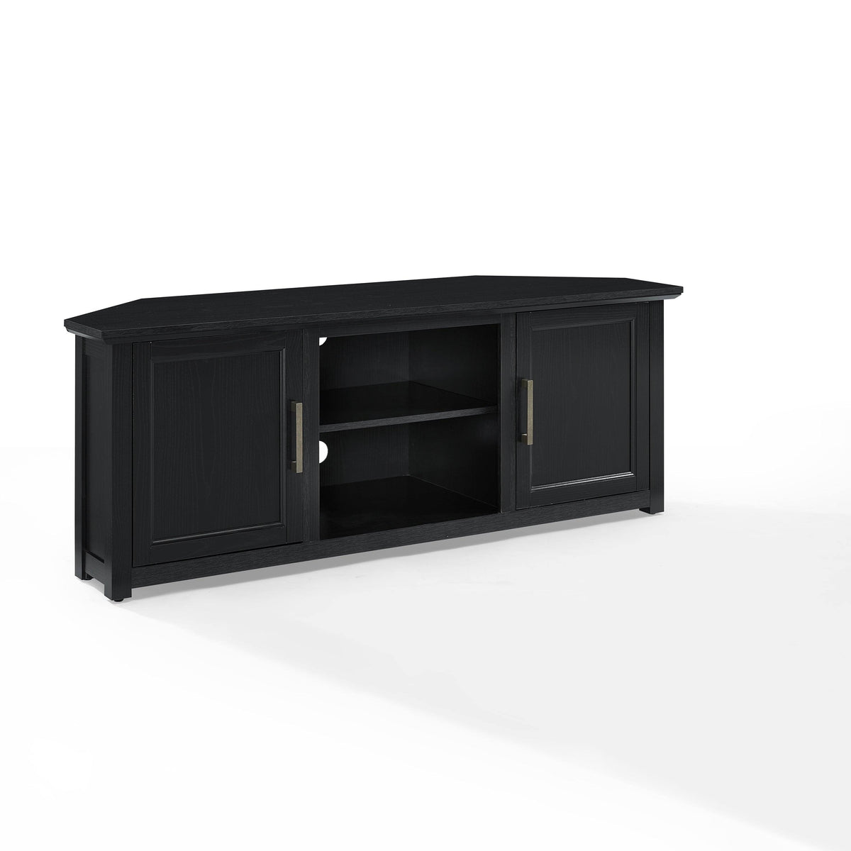 Corner TV Stand Frosted Oak B9316