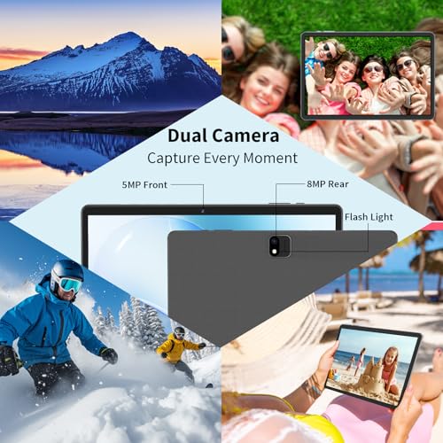 Android 14 Tablet with Keyboard, 12GB RAM, 128GB Storage, 10 Inch 2-in-1 Tablet X812