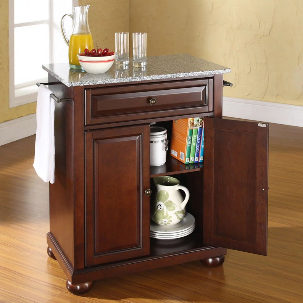 Wood Portable Kitchen Island O42517