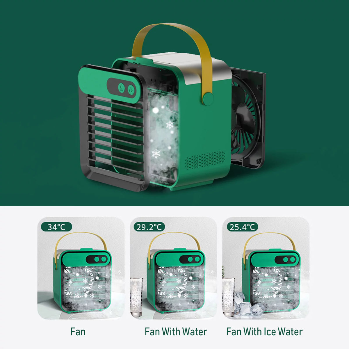 Air Conditioner Fan with Phone Holder 180Ml 3 Speeds W2273