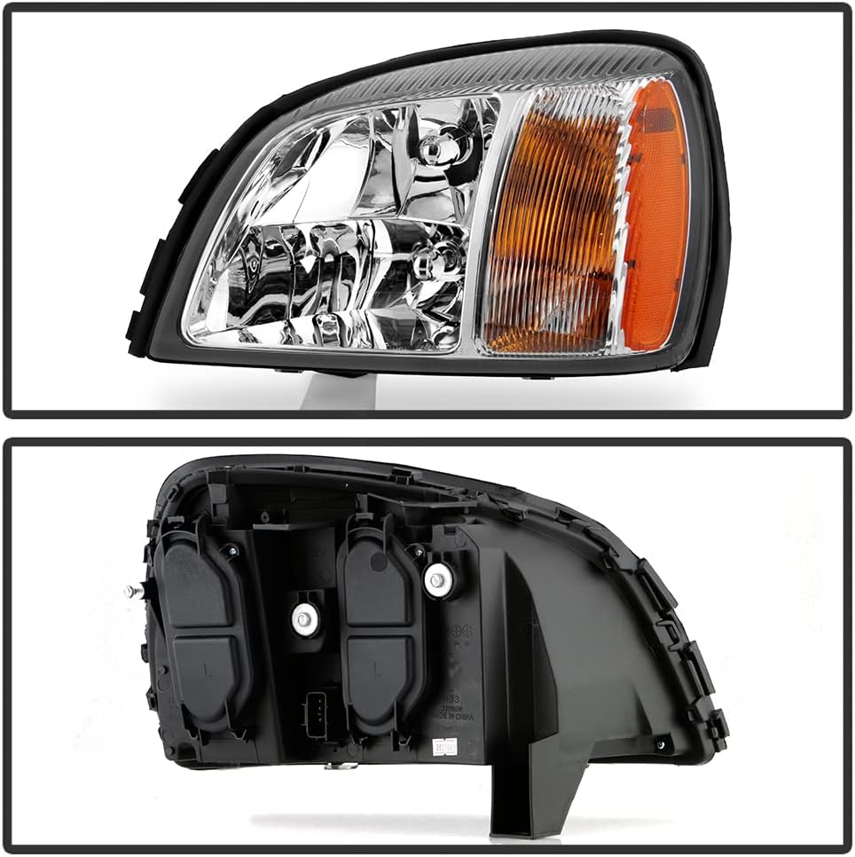 00-05 Cadillac Deville Headlights Headlamps Driver Passenger Side F2338