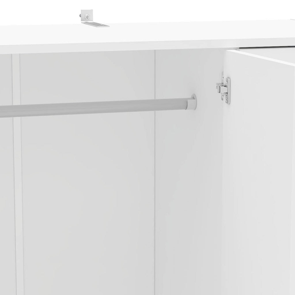 White 3-Door Wardrobe C37820