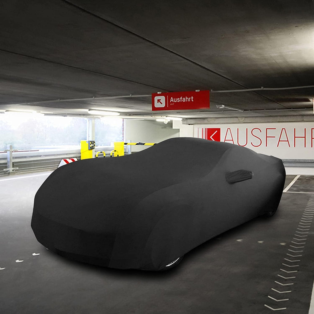 Black Velvet Stretch Indoor Car Cover L984
