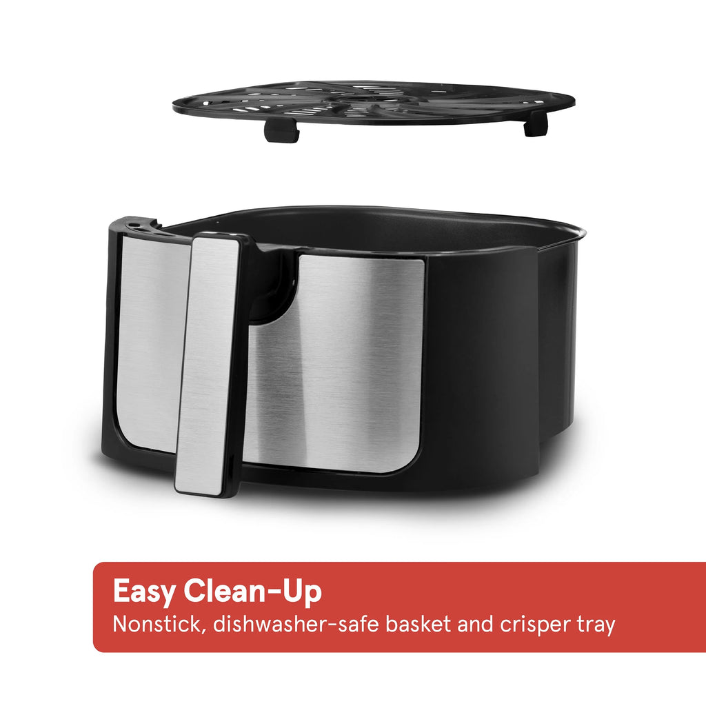6 Qt Digital Air Fryer with 12 One-Touch Cooking Functions M40008