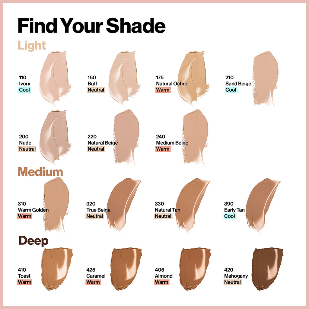 Full Cover Matte Foundation 210 Sand Beige 1.0 Fl Oz Pack of 6 E810810