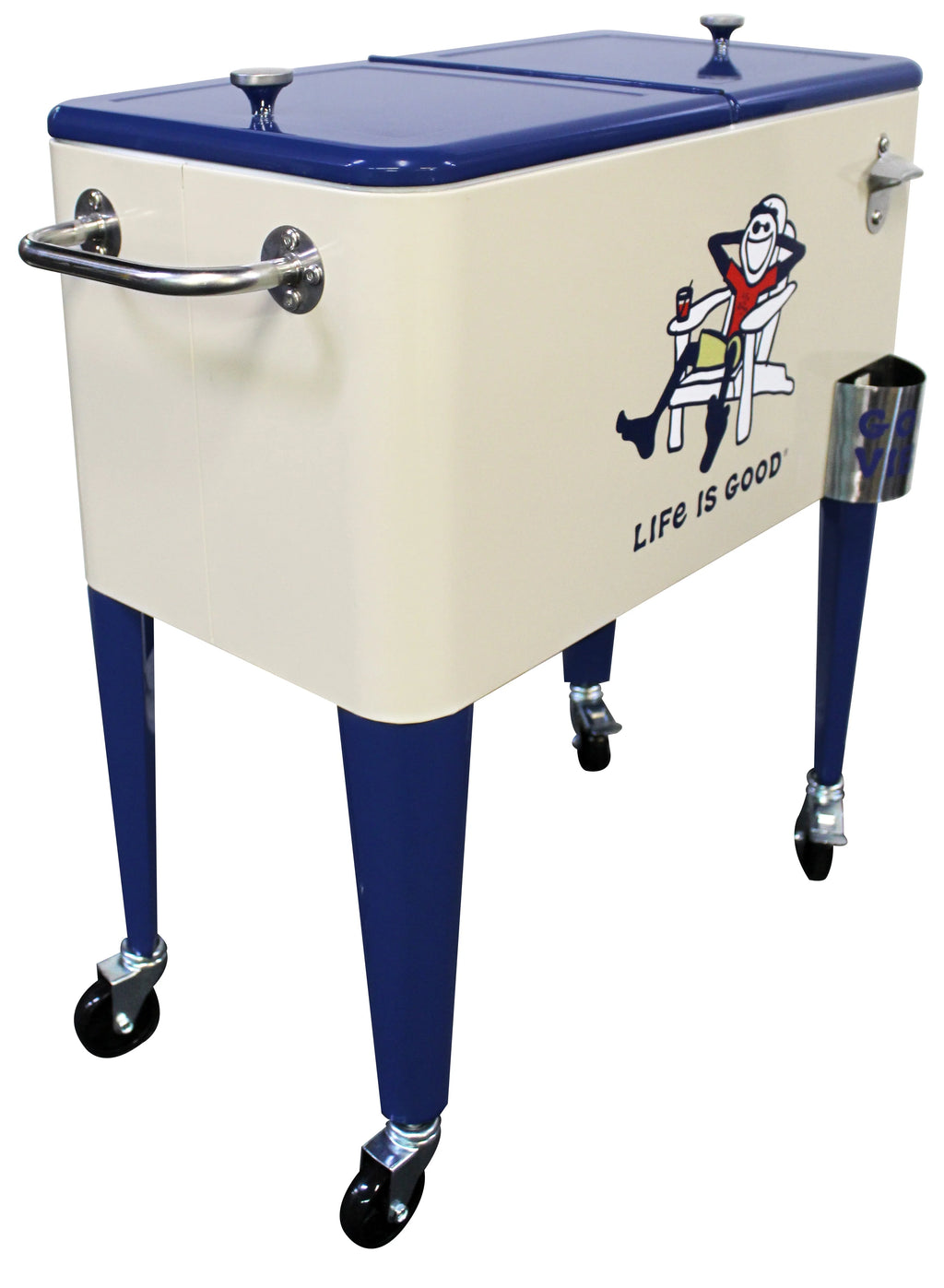60 Quart Metal Outdoor Patio Cooler K3889