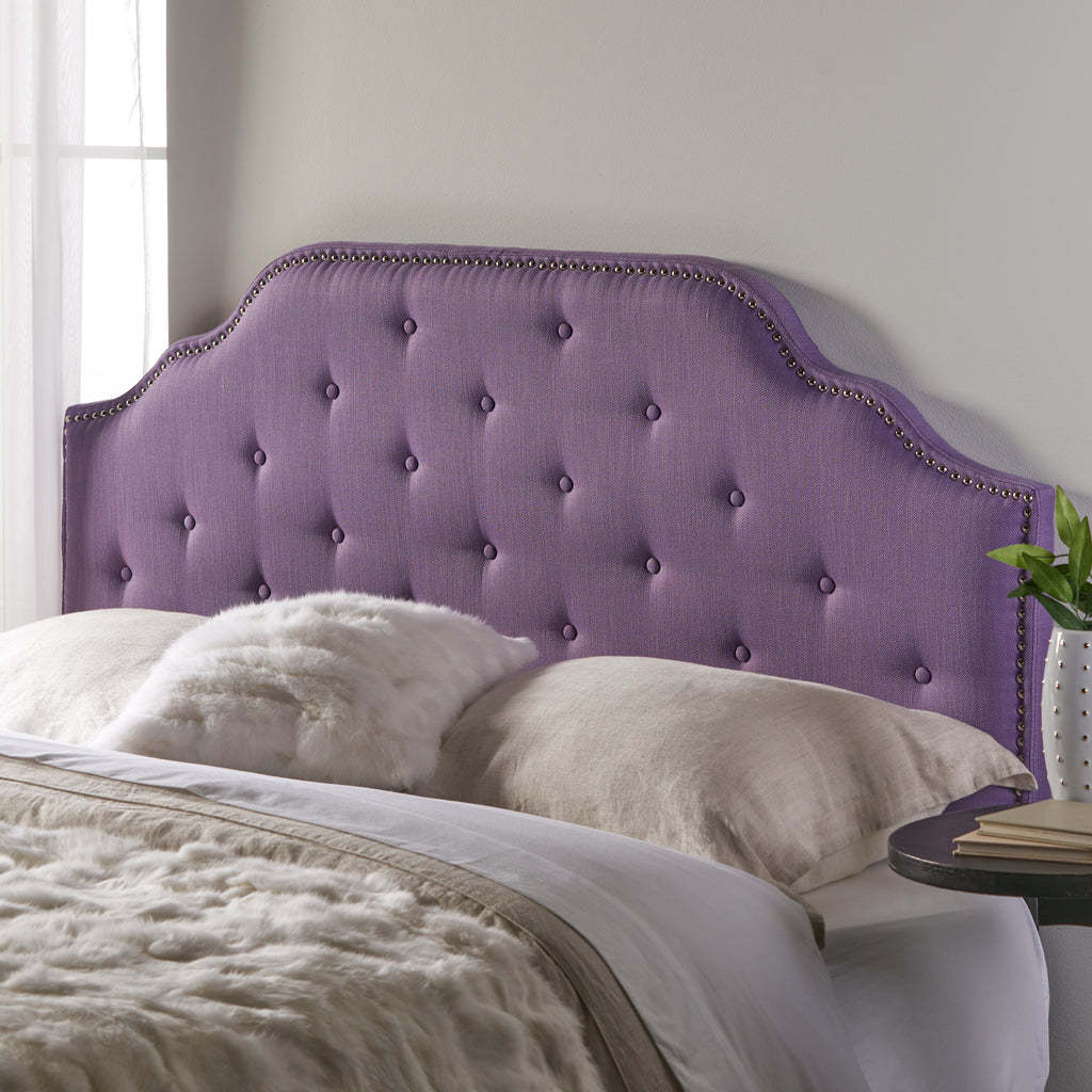 Light Purple Fabric Full/Queen Headboard Z997
