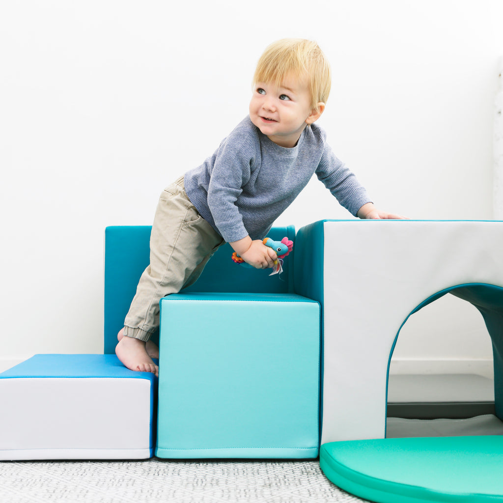 Corner Tunnel Maze Toddler Playset, 7-Piece A69826