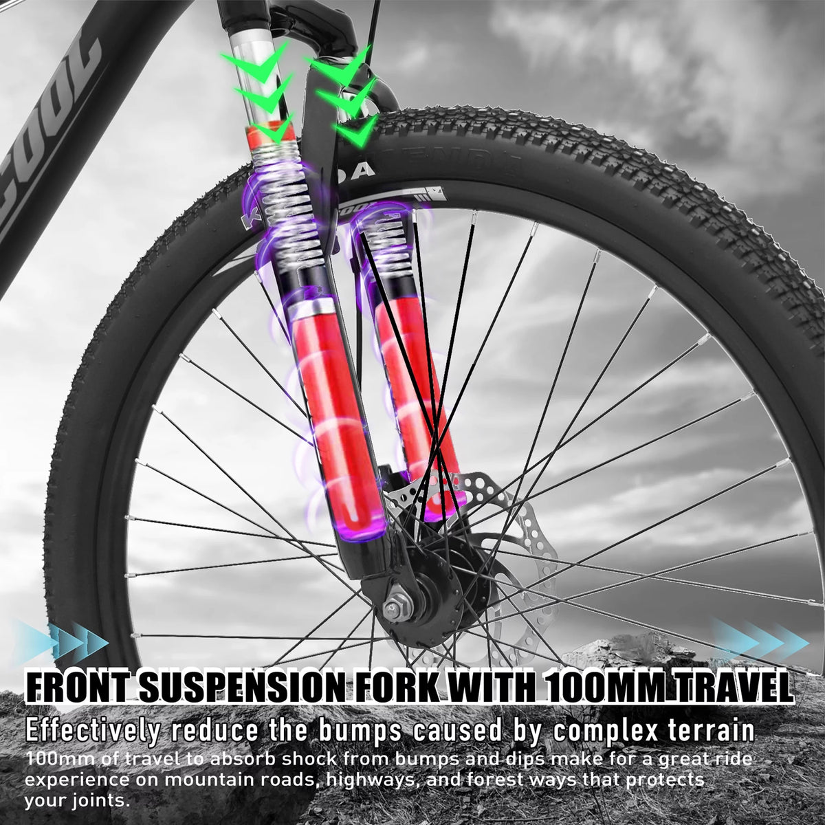 21-Speed 26-Inch Front Suspension Mountain Bike P953972