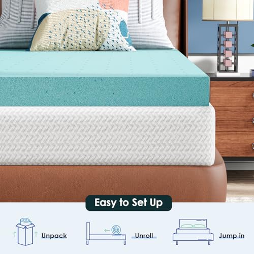 Queen Medium Firm Gel Memory Foam Mattress Q516840