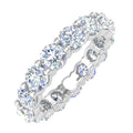 14K White Gold Diamond Eternity Wedding Band Ring A945552